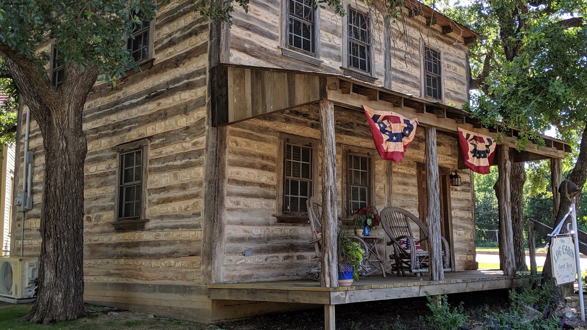 The Log Cabin Guest Haus B&B TX The Log Cabin Guest Haus B&B Telephone ...