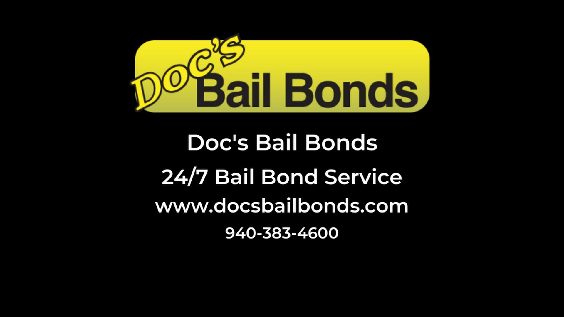 Doc's Bail Bonds- DENTON, TX- Denton County TX Doc's Bail Bonds- DENTON ...