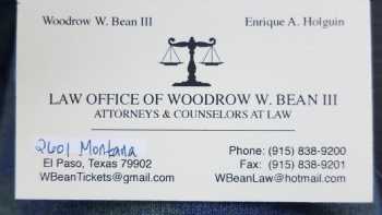 Law Office Of Woodrow W. Bean III