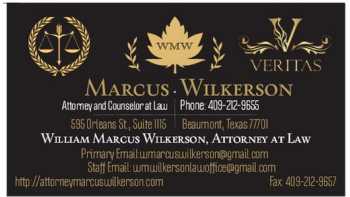 William Marcus Wilkerson, Attorney at Law