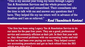 Legacy Tax & Resolution Services