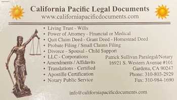 California Pacific Paralegal-Document Services