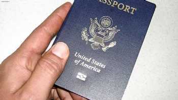 Dokument USA. Los Angeles U.S. Passport. Travel Visas