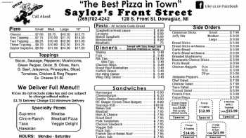 Saylor's Front Street Pizzeria