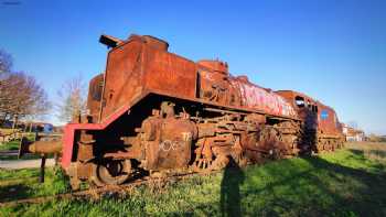 Locomotora 'Mikado' en Villarcayo