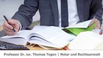 Notar & Rechtsanwalt Prof. Dr. Tegen