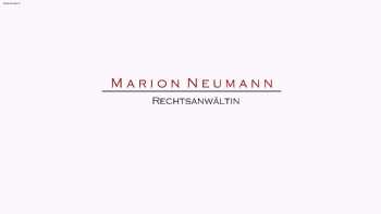 Rechtsanwältin Marion Neumann