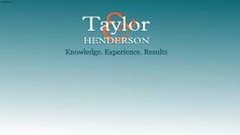 Taylor and Henderson Solicitors Ayrshire