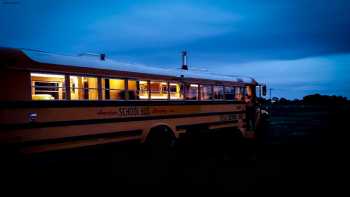 American School Bus Glamping