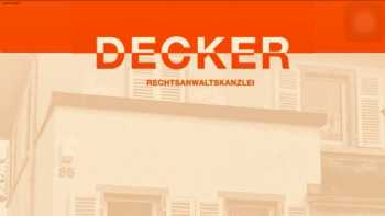 Rechtsanwaltskanzlei und Fachanwaltskanzlei für Strafrecht Jörg M. Decker & Koll.