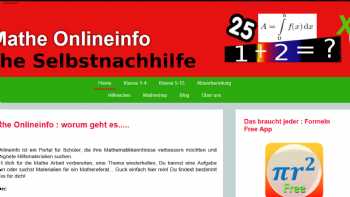 Mathe Onlineinfo