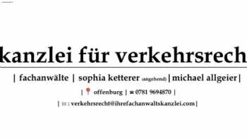 kanzlei für verkehrsrecht \ Sophia Ketterer - Michael Allgeier