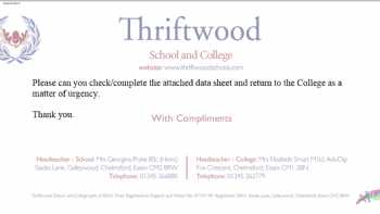 Thriftwood School