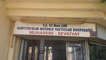 Ss 52 Nolu Çan Kamyoncular Motorlu Taşıyıcılar Kooperatifi