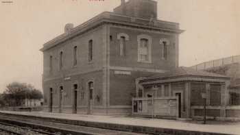 Ubicación de la antigua estación ferroviaria de la Pobla de Montornès