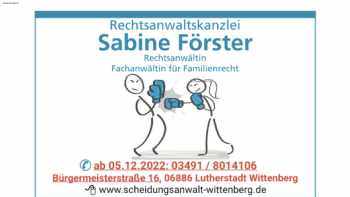 Rechtsanwaltskanzlei Sabine Förster