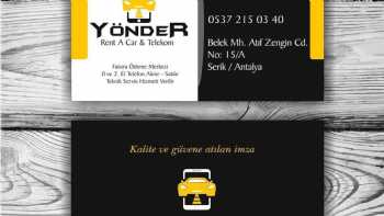 YÖNDER RENT A CAR BELEK