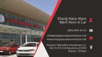 Elazığ Havaalanı Mert Rent A Car