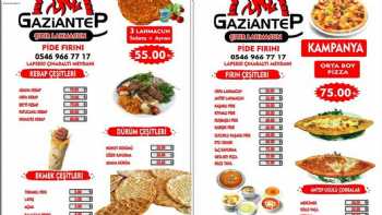 lapseki Gaziantep çıtır lahmacun ve pide vede kebap çeşitleri