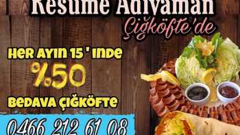 RESUME Adıyaman çiğköfte Artvin