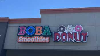 Boba Smoothies and Donut