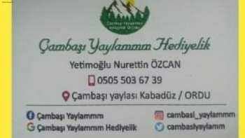 Çambaşı Yaylammm Hediyelik