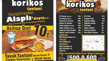 Korikos tantuni Alaplı