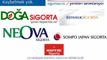 ARDEŞEN SİGORTA ARACILIK HİZMETLERİ LİMİTED ŞİRKETİ Anadolu Sigorta , Axa Sigorta , Allianz , Doğa , Sompo Japan ,Neova , HDİ