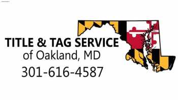 Title and Tag Service of Oakland MD